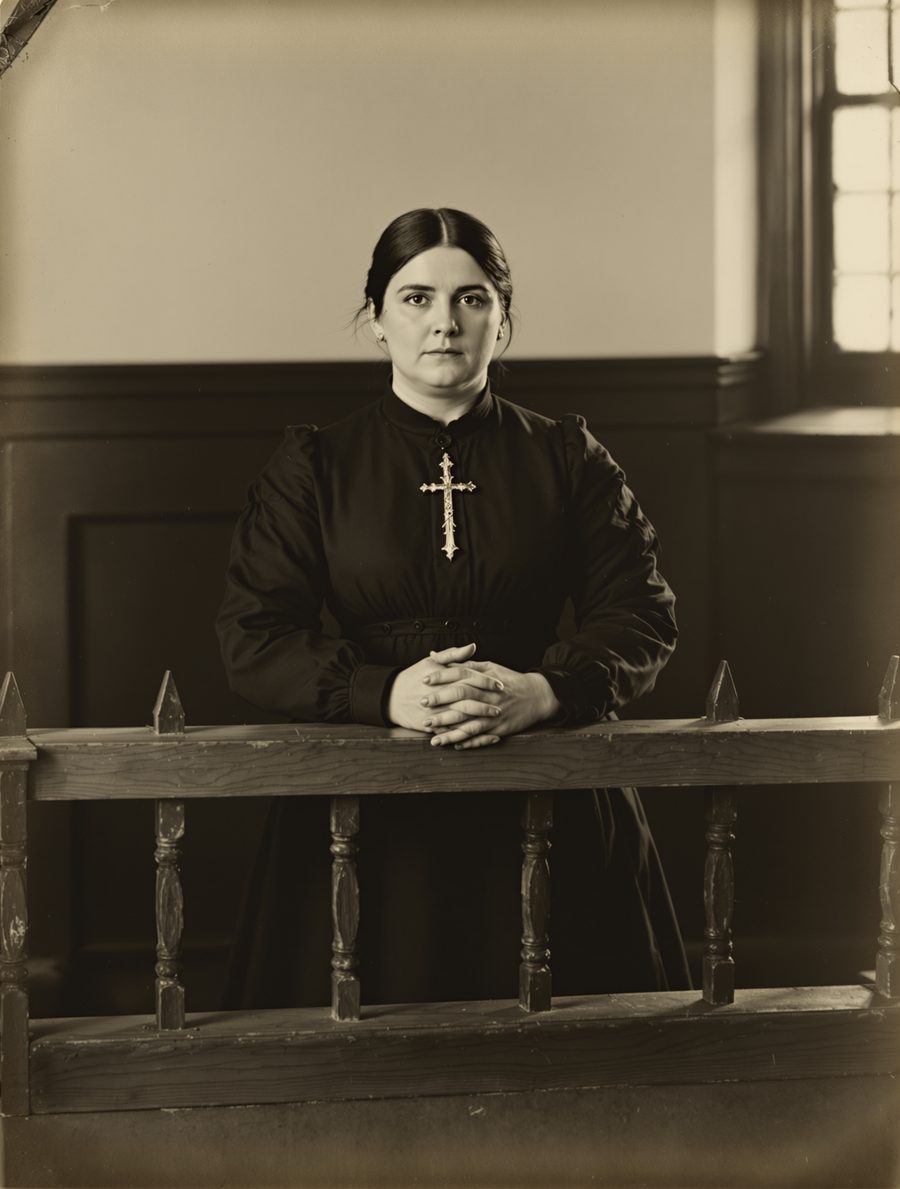 Portrait of Honora Kellow, as imagined for the case